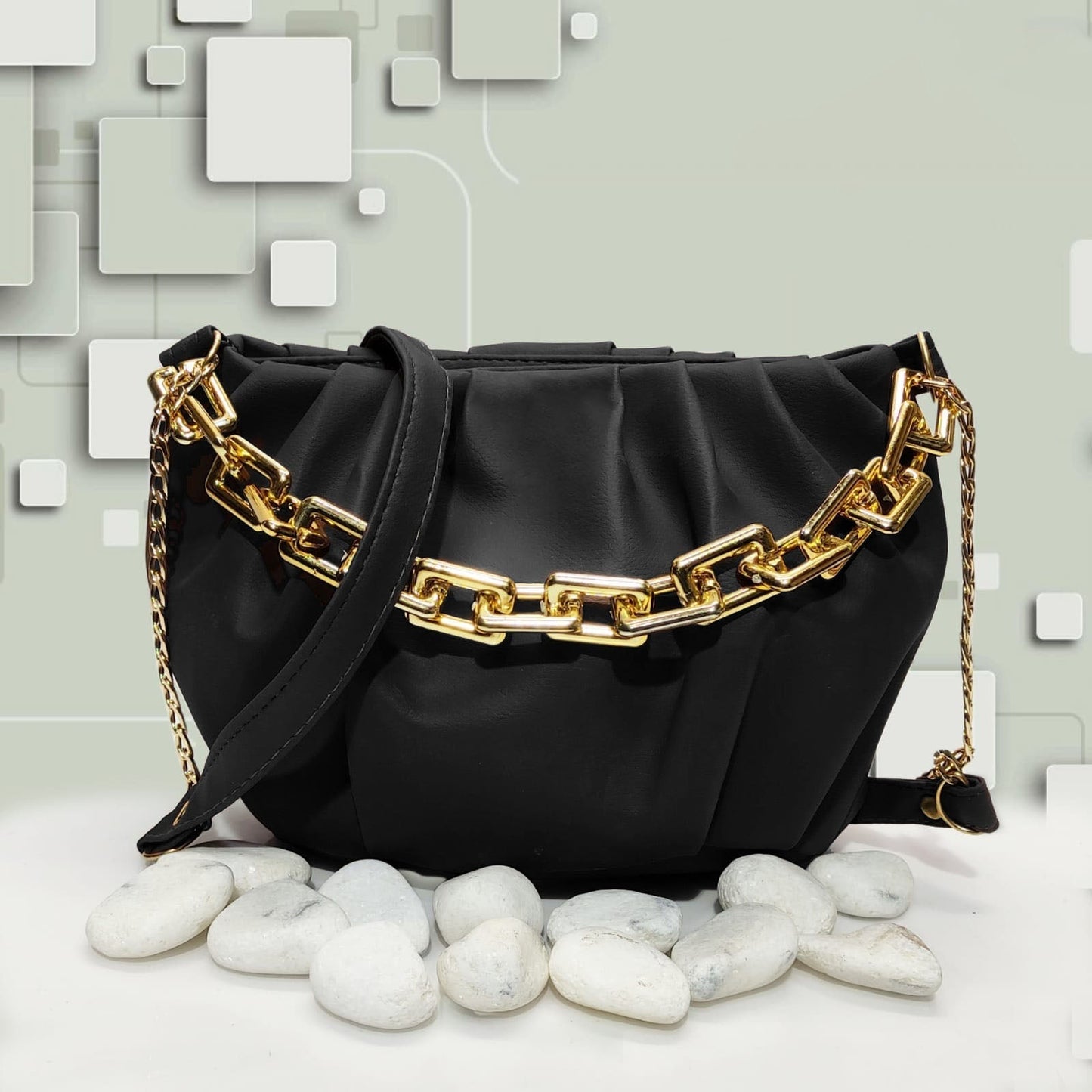 Chic Handbags - Grayish Green