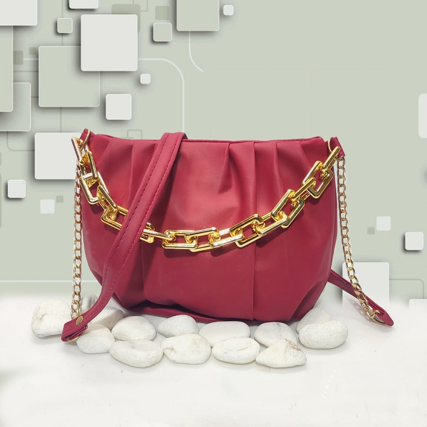 Chic Handbags - Grayish Green